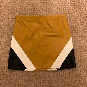 Leather skirt